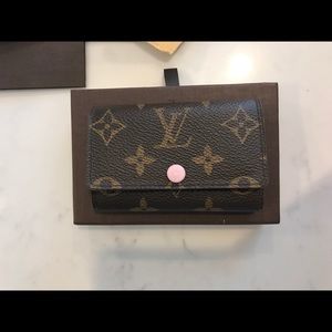 Louis Vuitton 6 Key Holder Rose Ballerine